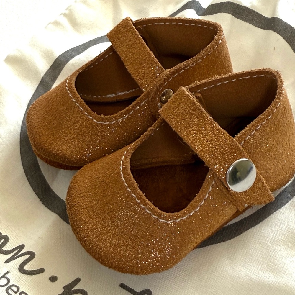 Tan Suede Moccasins